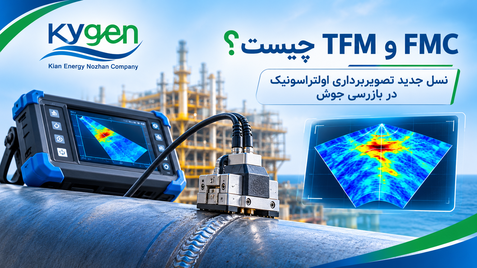 FMC و TFM چیست؟ نسل جدید تصویربرداری اولتراسونیک در بازرسی جوش